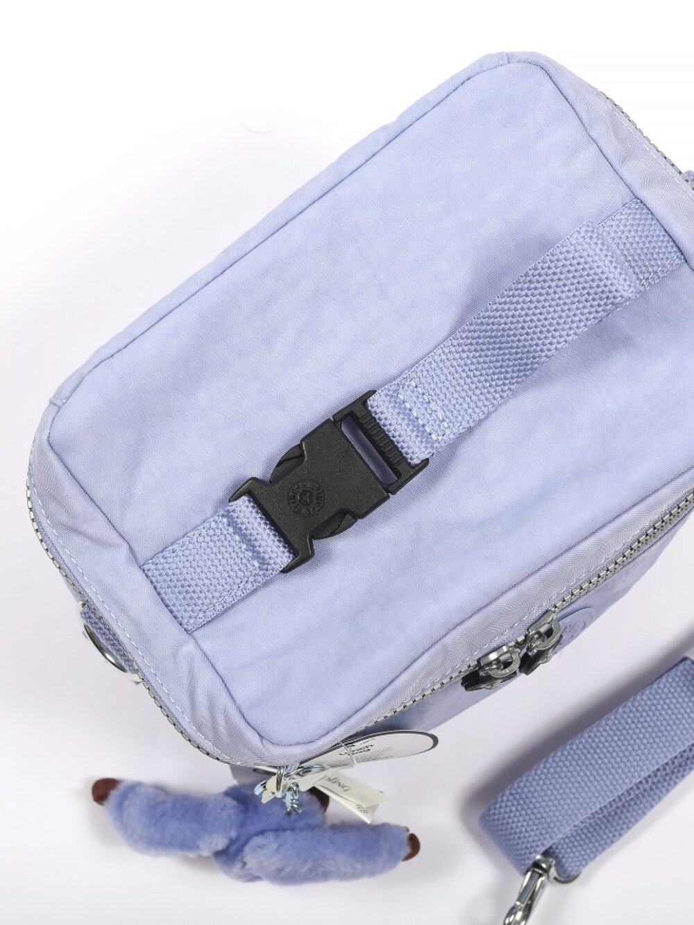 Kipling Graham Lunch Bag Active Lilac Insulated Crossbody NWT Monkey AC8233 - Picture 4 of 7